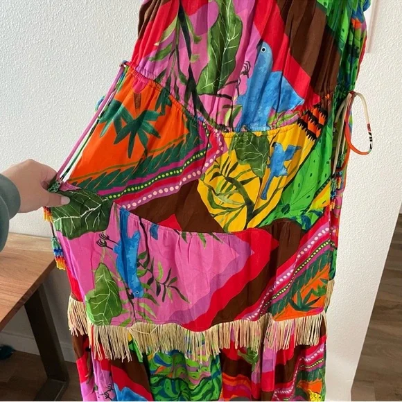 FARM RIO x Anthropologie Palila Fringe Tassel
Midi Dress NWT - Picture 3 of 10